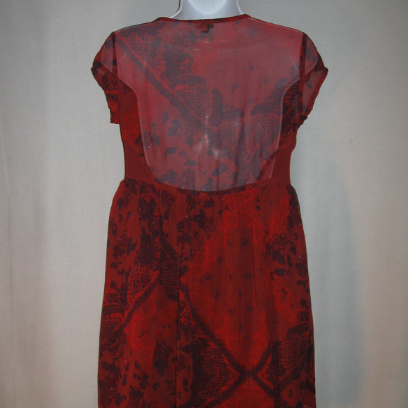 Urban Outfitters Ecote Chiffon Babydoll Dress - Picture 4 of 5